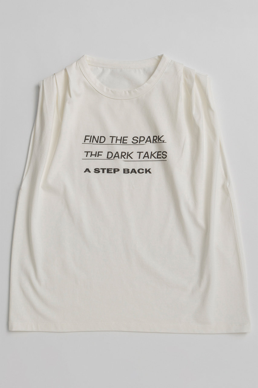 メゾンスペシャル/MAISON SPECIALの【予約販売】Tuck Print Top/タックプリントトップ(IVR(アイボリー)/21261415210)