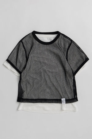メゾンスペシャル/MAISON SPECIALの【予約販売】Mesh Layered T-Shirt/メッシュレイヤードTシャツ(110100/110102)