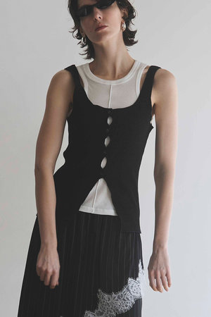 メゾンスペシャル/MAISON SPECIALの【予約販売】Multiway Rib Tank Set/マルチウェイリブタンクセット(110100/110101)