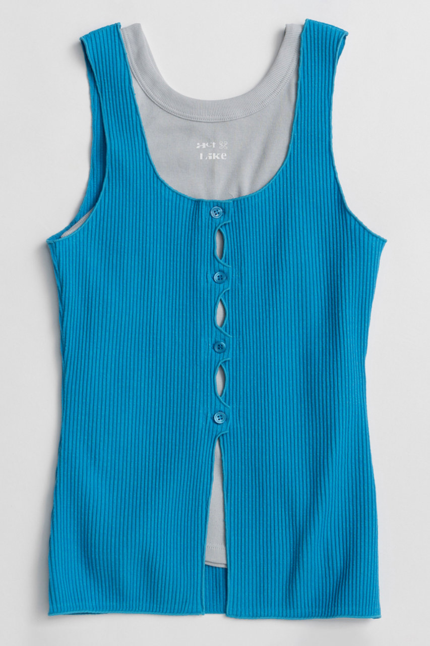 メゾンスペシャル/MAISON SPECIALの【予約販売】Multiway Rib Tank Set/マルチウェイリブタンクセット(GRY(グレー)/21261415314)