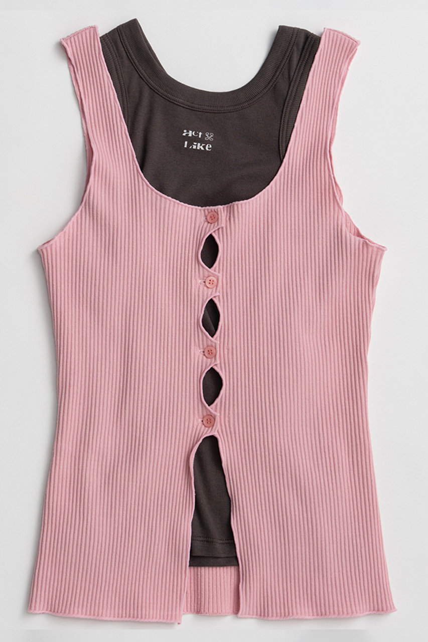 メゾンスペシャル/MAISON SPECIALの【予約販売】Multiway Rib Tank Set/マルチウェイリブタンクセット(BRN(ブラウン)/21261415314)