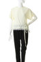 2WAY Lace Trim Pile T-Shirt/2WAYレーストリムパイルTシャツ メゾンスペシャル/MAISON SPECIAL