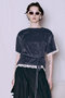 【予約販売】2WAY Lace Trim Pile T-Shirt/2WAYレーストリムパイルTシャツ メゾンスペシャル/MAISON SPECIAL
