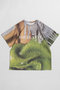 【予約販売】Fabric Photo Over T-Shirt/ファブリックフォトオーバーTEE メゾンスペシャル/MAISON SPECIAL GRN(グリーン)