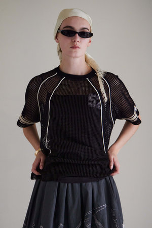 メゾンスペシャル/MAISON SPECIALの【予約販売】Numbering Mesh T-Shirt/ナンバリングメッシュTシャツ(110100/110102)