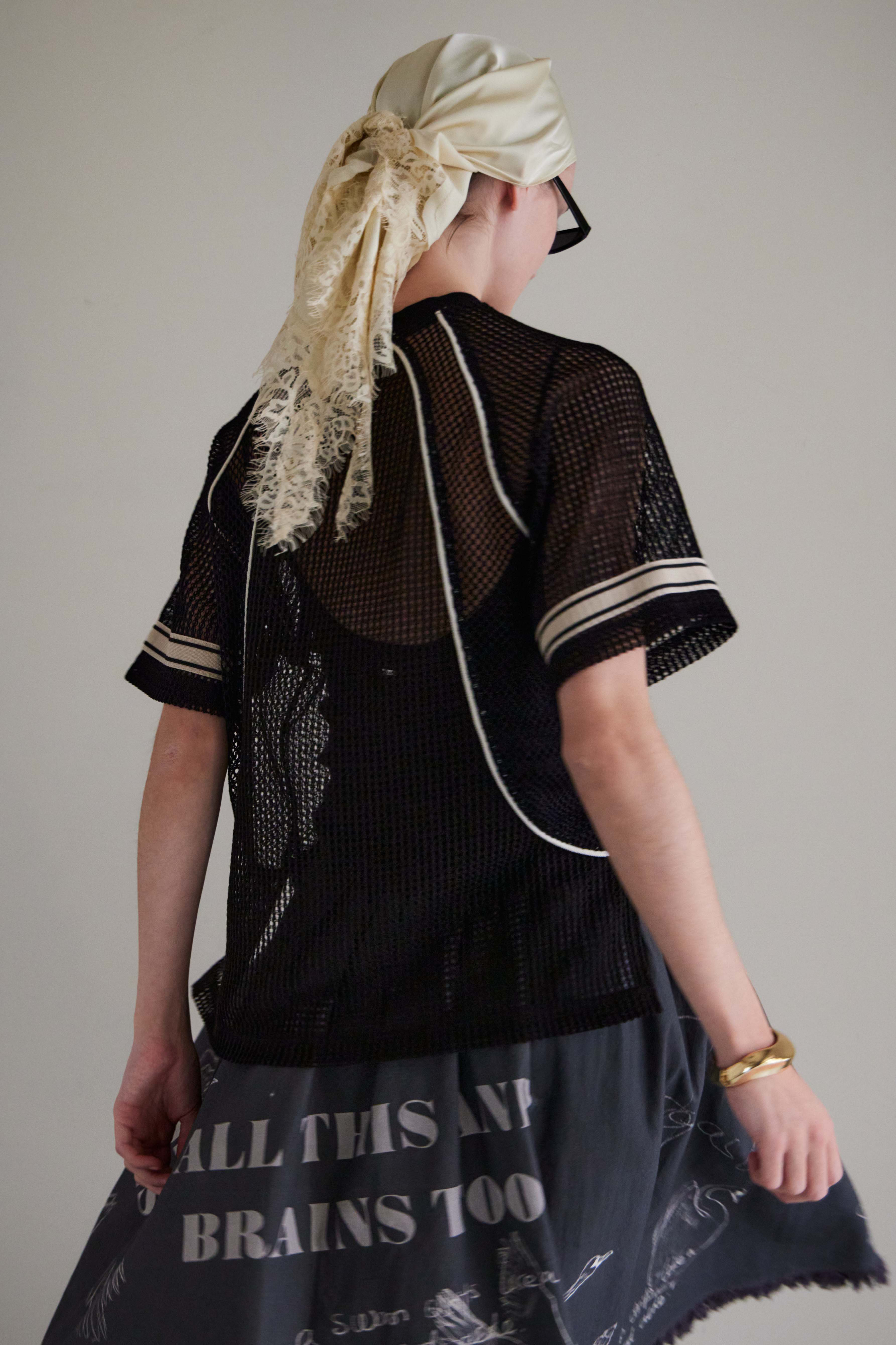 MAISON SPECIAL(メゾンスペシャル)｜Numbering Mesh T-Shirt