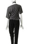 Tie Detail 2WAY Twist T-Shirt/タイ付2WAYツイストTシャツ メゾンスペシャル/MAISON SPECIAL