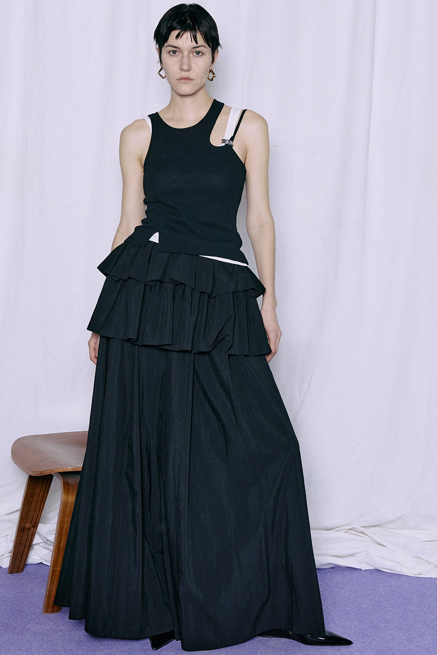トップス Triple Layered Tank Top MAISON SPECIAL Motif Layered Tank Top