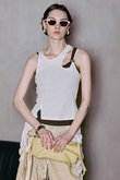 Motif Layered Tank Top/モチーフ付レイヤードタンクトップ