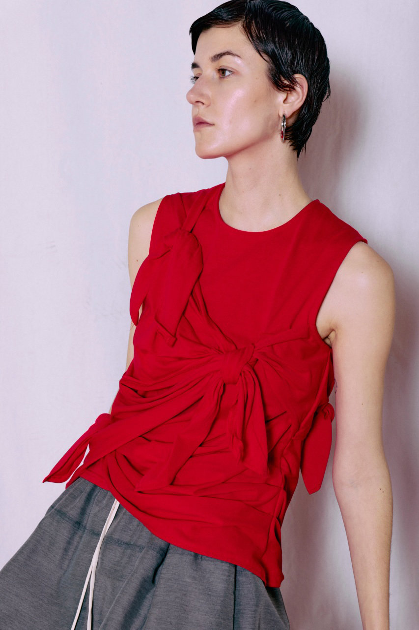 MAISON SPECIAL(メゾンスペシャル)｜Knot Sleeveless T-Shirt/ノット 