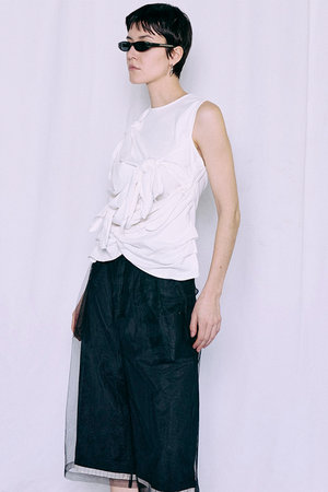 メゾンスペシャル/MAISON SPECIALの【予約販売】Knot Sleeveless T-Shirt/ノットノースリーブTEE