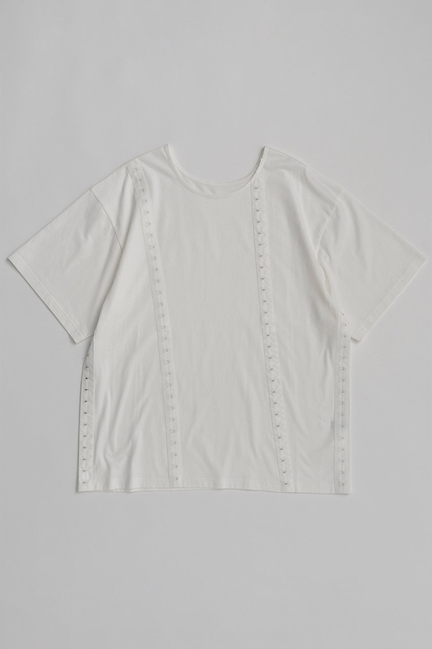 メゾンスペシャル/MAISON SPECIALの【予約販売】Hook-and-Eye Big Over T-Shirt/フックアイビッグオーバーTEE(WHT(ホワイト)/21261415811)