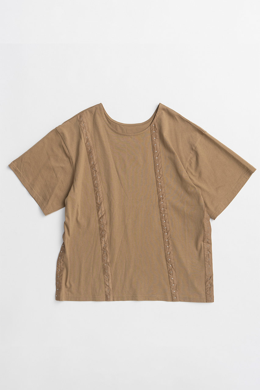 メゾンスペシャル/MAISON SPECIALの【予約販売】Hook-and-Eye Big Over T-Shirt/フックアイビッグオーバーTEE(BGE(ベージュ)/21261415811)