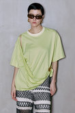 Asymmetrical Drape T-Shirt/アシンメトリードレープTEE