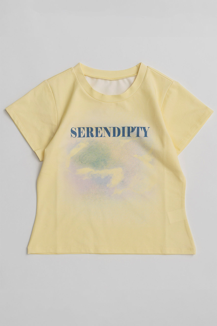 メゾンスペシャル/MAISON SPECIALの【予約販売】SERENDIPTY T-Shirt/SERENDIPTY Tシャツ(YEL(イエロー)/21261415815)