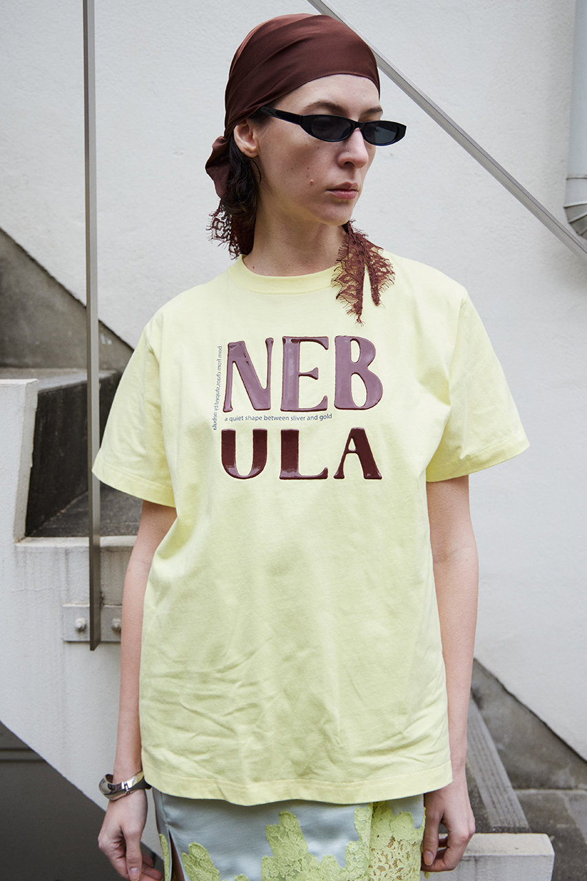 メゾンスペシャル/MAISON SPECIALの【予約販売】NEBULA Logo T-Shirt/NEBULAロゴTシャツ(LIME(ライム)/21261415816)