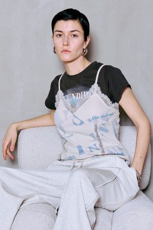 メゾンスペシャル/MAISON SPECIALの【予約販売】Cup-In Print Cami/カップインプリントキャミ(110100/110101)