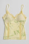 【予約販売】Cup-In Print Cami/カップインプリントキャミ メゾンスペシャル/MAISON SPECIAL YEL(イエロー)