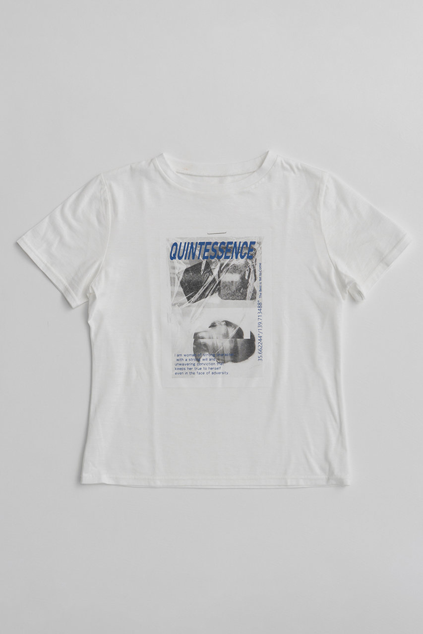 QUINTESSENCE Print T-Shirt/QUINTESSENCEプリントTEE