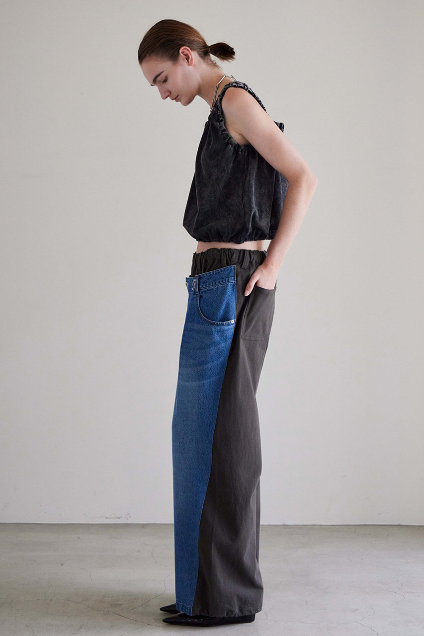 MAISON SPECIAL(メゾンスペシャル)｜2WAY French Terry Gathered Top