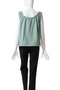 2WAY French Terry Gathered Top/2WAY裏毛ギャザートップス メゾンスペシャル/MAISON SPECIAL