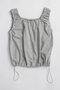 【予約販売】2WAY French Terry Gathered Top/2WAY裏毛ギャザートップス メゾンスペシャル/MAISON SPECIAL GRY(グレー)