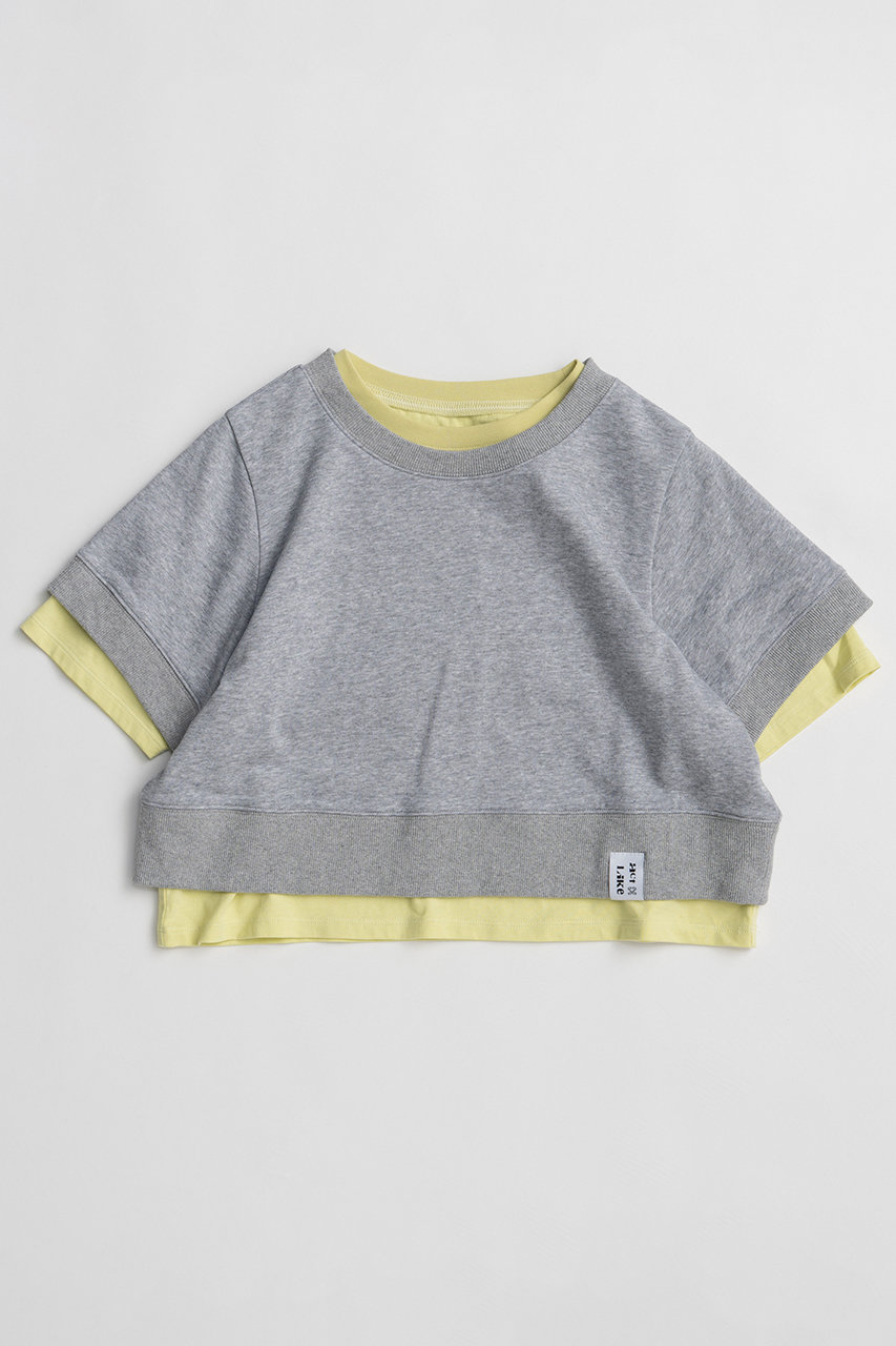 メゾンスペシャル/MAISON SPECIALの【予約販売】French Terry Layered Set T-Shirt/裏毛レイヤードセットTEE(GRY(グレー)/21261416303)