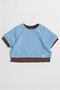 【予約販売】French Terry Layered Set T-Shirt/裏毛レイヤードセットTEE メゾンスペシャル/MAISON SPECIAL BLU(ブルー)