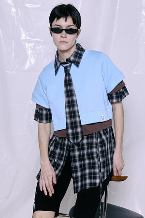 メゾンスペシャル/MAISON SPECIALの【予約販売】French Terry Layered Set T-Shirt/裏毛レイヤードセットTEE(110100/110102)