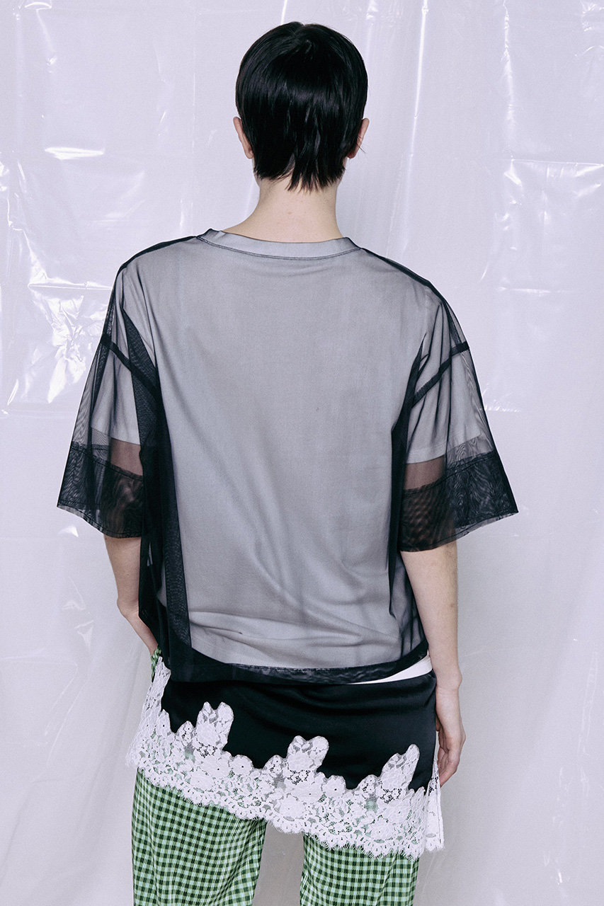 MAISON SPECIAL(メゾンスペシャル)｜Sheer Layered T-Shirt/シアー
