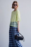 Sheer Layered T-Shirt/シアーレイヤードTシャツ