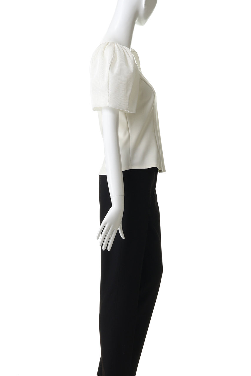 MAISON SPECIAL(メゾンスペシャル)｜Mesh Bonded Sleeve Top/メッシュ