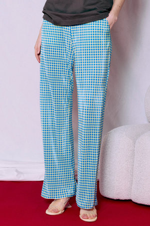 メゾンスペシャル/MAISON SPECIALの【予約販売】Gingham Check Pleated Pants/ギンガムチェックプリーツパンツ(110600/110601)