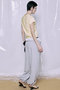 Button Slit Turn-Back Sweat Pants/ボタンスリットターンバックスウエットパンツ メゾンスペシャル/MAISON SPECIAL