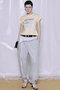 Button Slit Turn-Back Sweat Pants/ボタンスリットターンバックスウエットパンツ メゾンスペシャル/MAISON SPECIAL