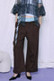 Button Slit Turn-Back Sweat Pants/ボタンスリットターンバックスウエットパンツ メゾンスペシャル/MAISON SPECIAL