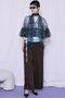 Button Slit Turn-Back Sweat Pants/ボタンスリットターンバックスウエットパンツ メゾンスペシャル/MAISON SPECIAL
