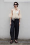Tuck Cocoon Color Pants/タックコクーンカラーパンツ メゾンスペシャル/MAISON SPECIAL