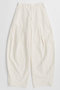 Tuck Cocoon Color Pants/タックコクーンカラーパンツ メゾンスペシャル/MAISON SPECIAL WHT(ホワイト)