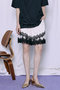 Shadow Stripe Lace Shorts/シャドーストライプレースショートパンツ メゾンスペシャル/MAISON SPECIAL