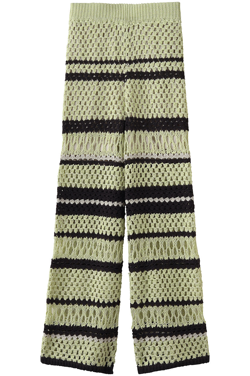 MAISON SPECIAL(メゾンスペシャル)｜Multi Border Crochet Pants