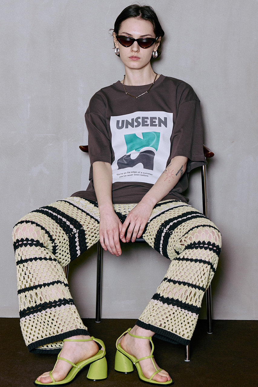 MAISON SPECIAL(メゾンスペシャル)｜Multi Border Crochet Pants