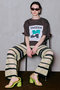Multi Border Crochet Pants/マルチボーダークロシェパンツ メゾンスペシャル/MAISON SPECIAL