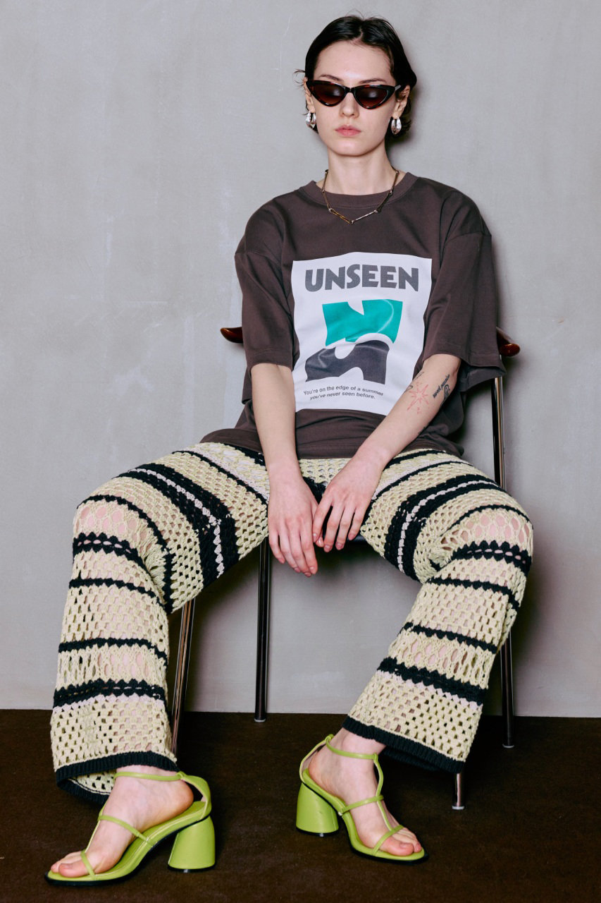 MAISON SPECIAL(メゾンスペシャル)｜Multi Border Crochet Pants