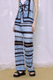 Multi Border Crochet Pants/マルチボーダークロシェパンツ メゾンスペシャル/MAISON SPECIAL