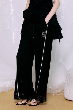 メゾンスペシャル/MAISON SPECIALのNumbering Mesh Pants/ナンバリングメッシュパンツ(110600/110601)