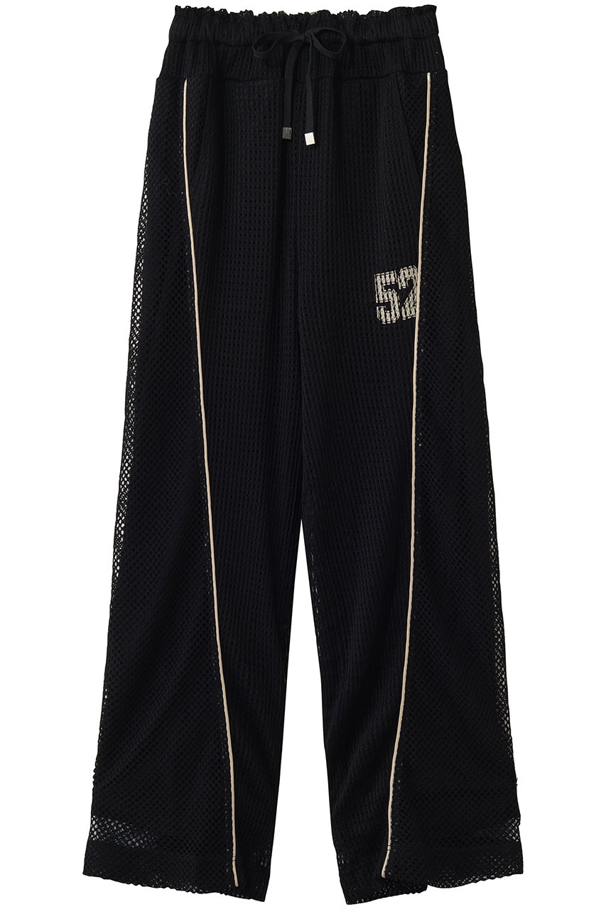 MAISON SPECIAL Numbering Mesh Pants/ナンバリングメッシュパンツ (BLK(ブラック), 38) メゾンスペシャル ELLE SHOP