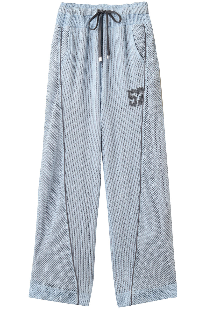 MAISON SPECIAL Numbering Mesh Pants/ナンバリングメッシュパンツ (BLU(ブルー), 36) メゾンスペシャル ELLE SHOP