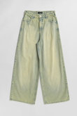 High Blast Over-Dyed Denim Pants/ハイブラストオーバーダイデニムパンツ