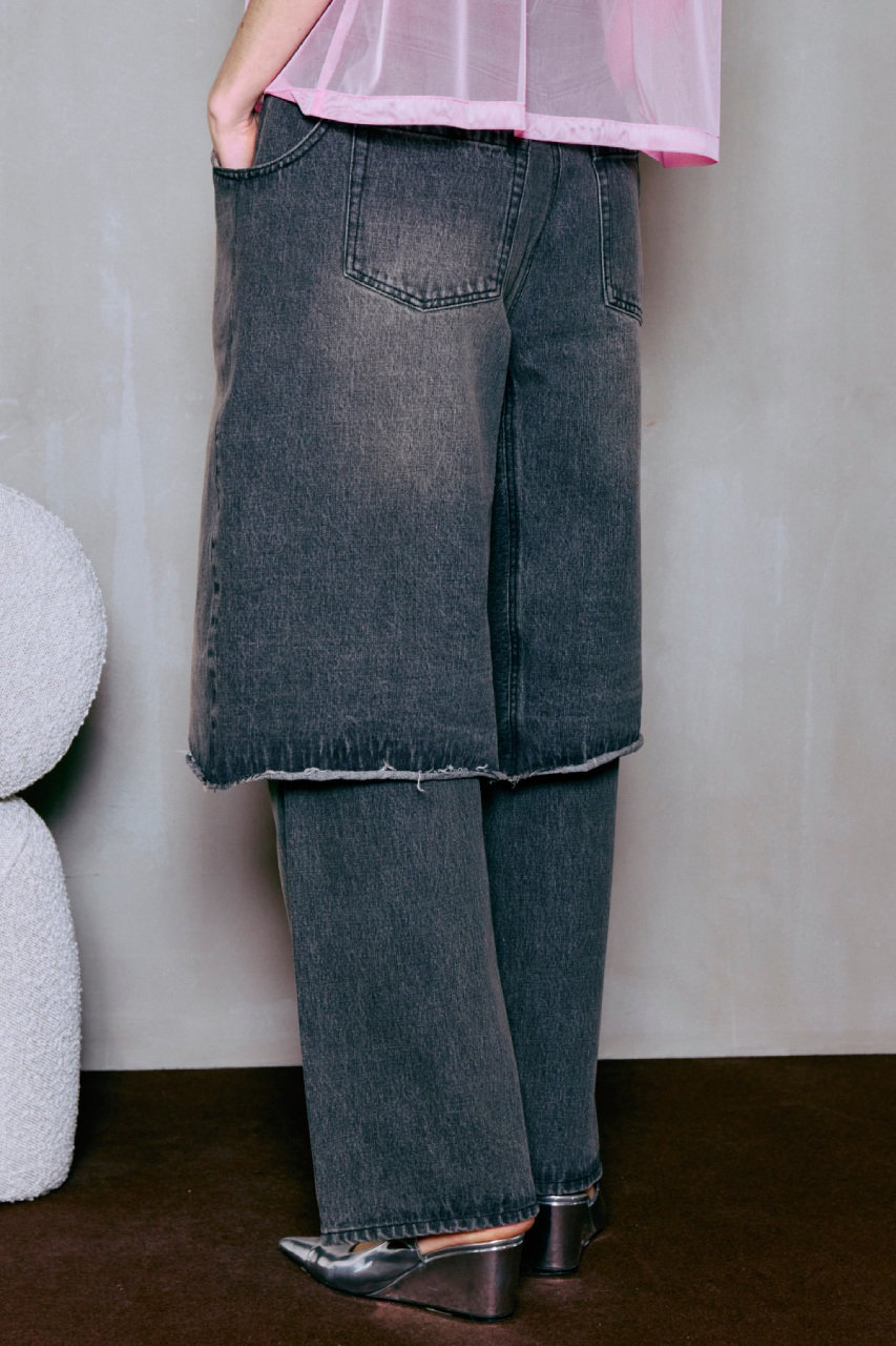 MAISON SPECIAL(メゾンスペシャル)｜Layered Denim Pants/レイヤード